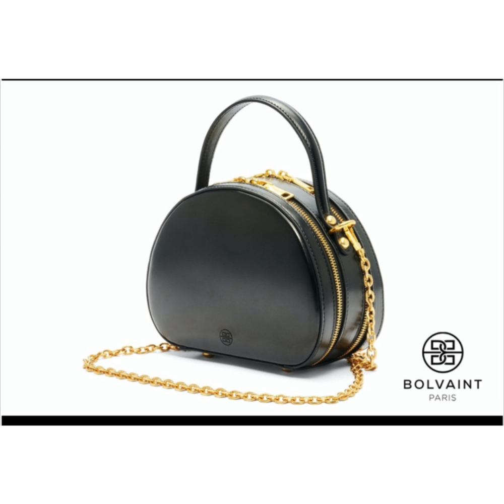 Bolvaint Small Black Purse Gold Chain Strap Shoulder Bag Kentucky Derby Style - Picture 4 of 12